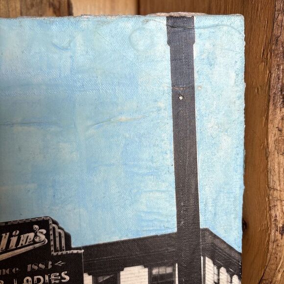 Berlin’s Men’s & Ladies Store Hickey-Freeman Corner Store B&W Canvas Photo - Picture 5 of 10